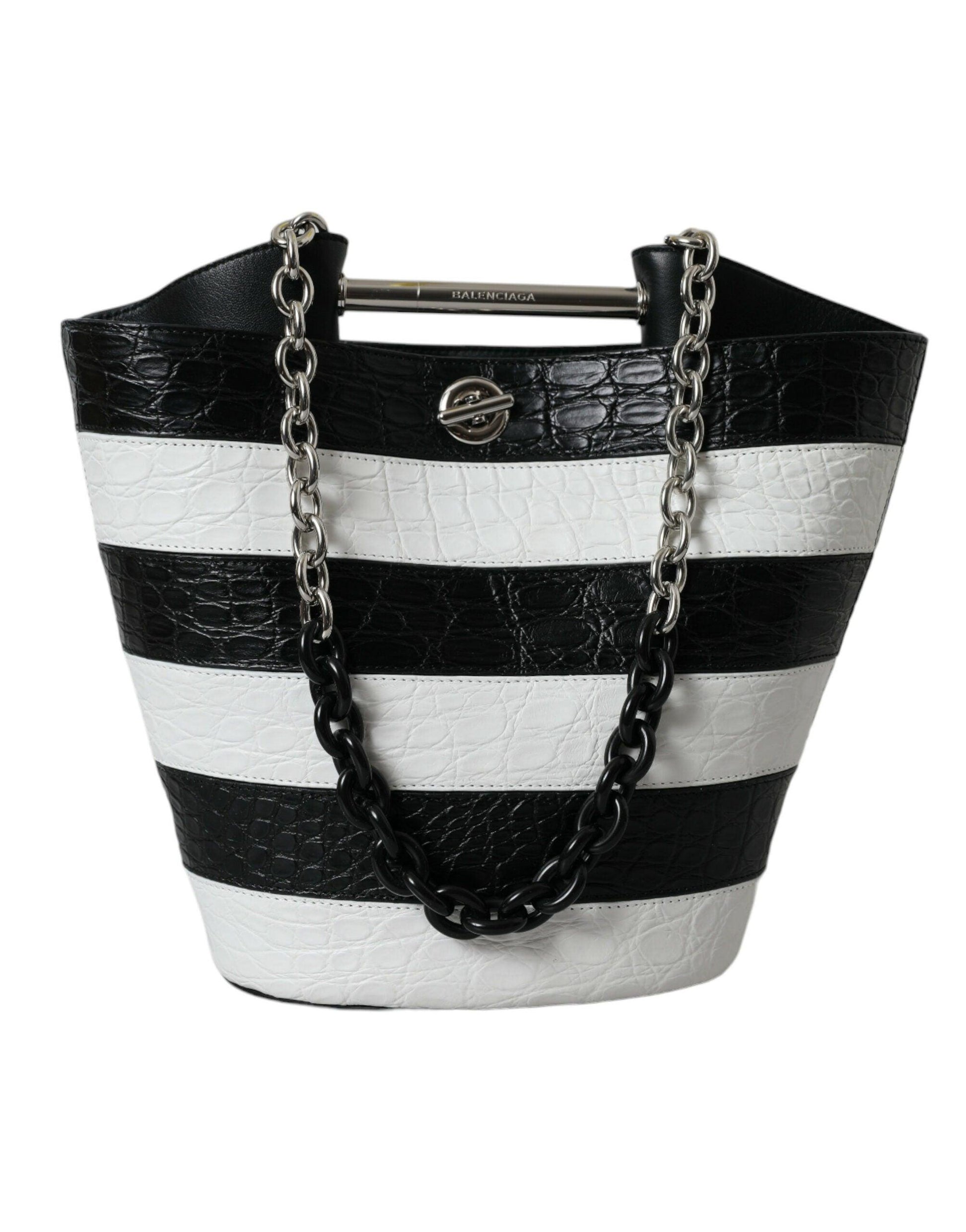 Balenciaga Chic krokodillenleren maxi bucket bag - MARANOS