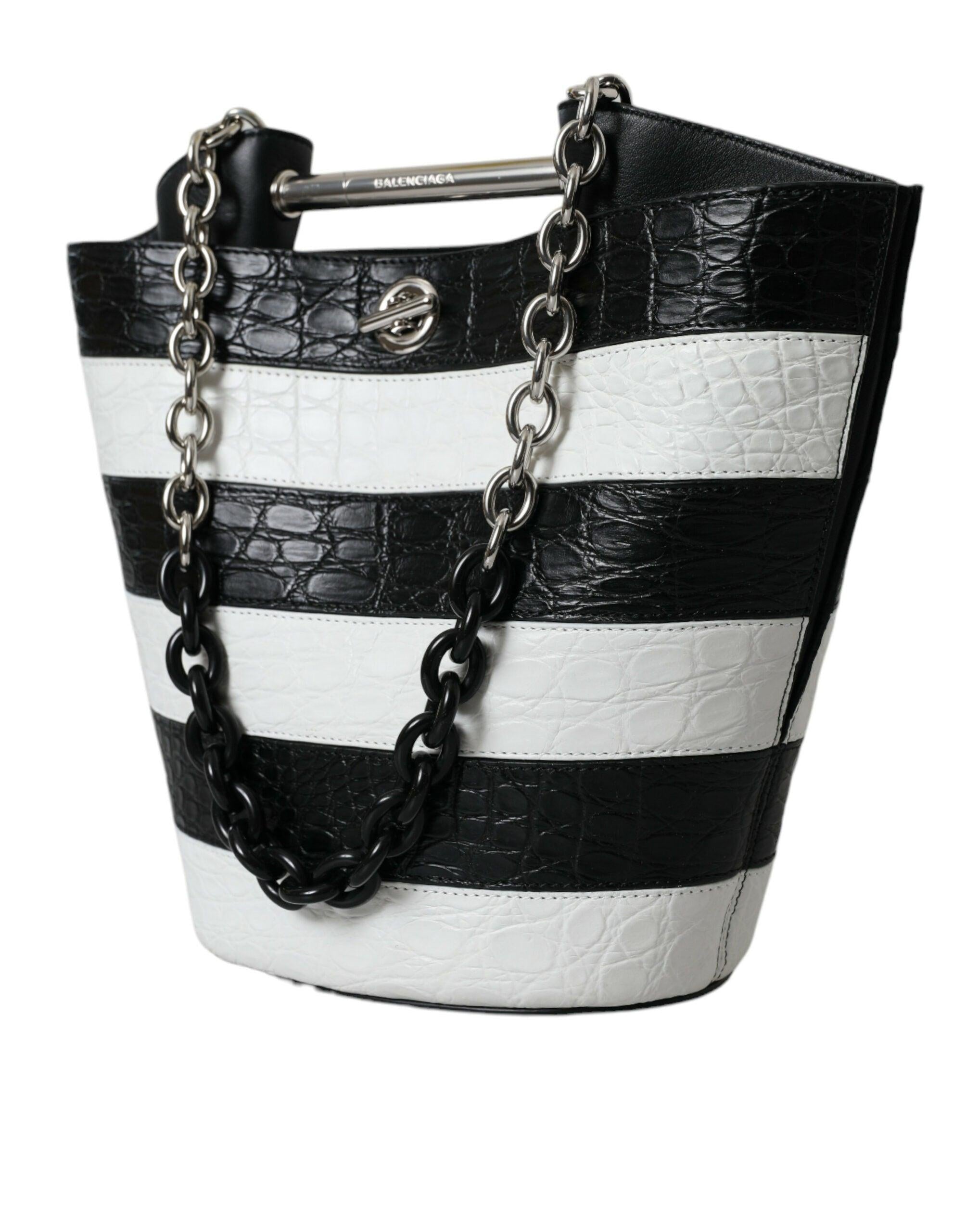 Balenciaga Chic krokodillenleren maxi bucket bag - MARANOS