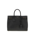 Saint Laurent Zwart Calf Leren Sac De Jour Handtas - MARANOS