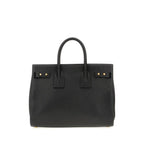 Saint Laurent Zwart Calf Leren Sac De Jour Handtas - MARANOS