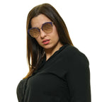 Police Gold Women Sunglasses - MARANOS