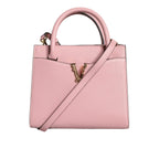 Versace Roze kleine Top Handle Leren crossbody Tas - MARANOS