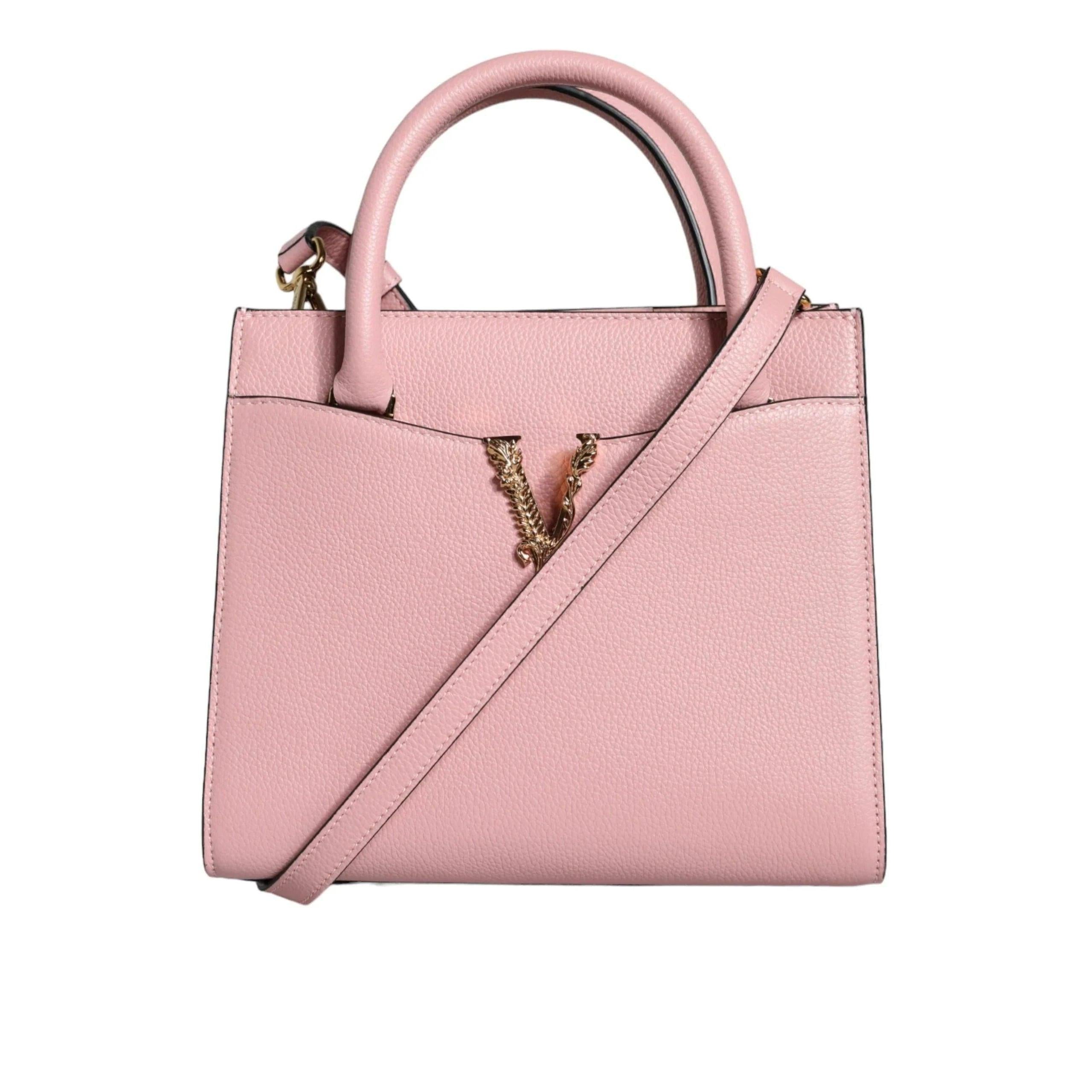 Versace Roze kleine Top Handle Leren crossbody Tas - MARANOS