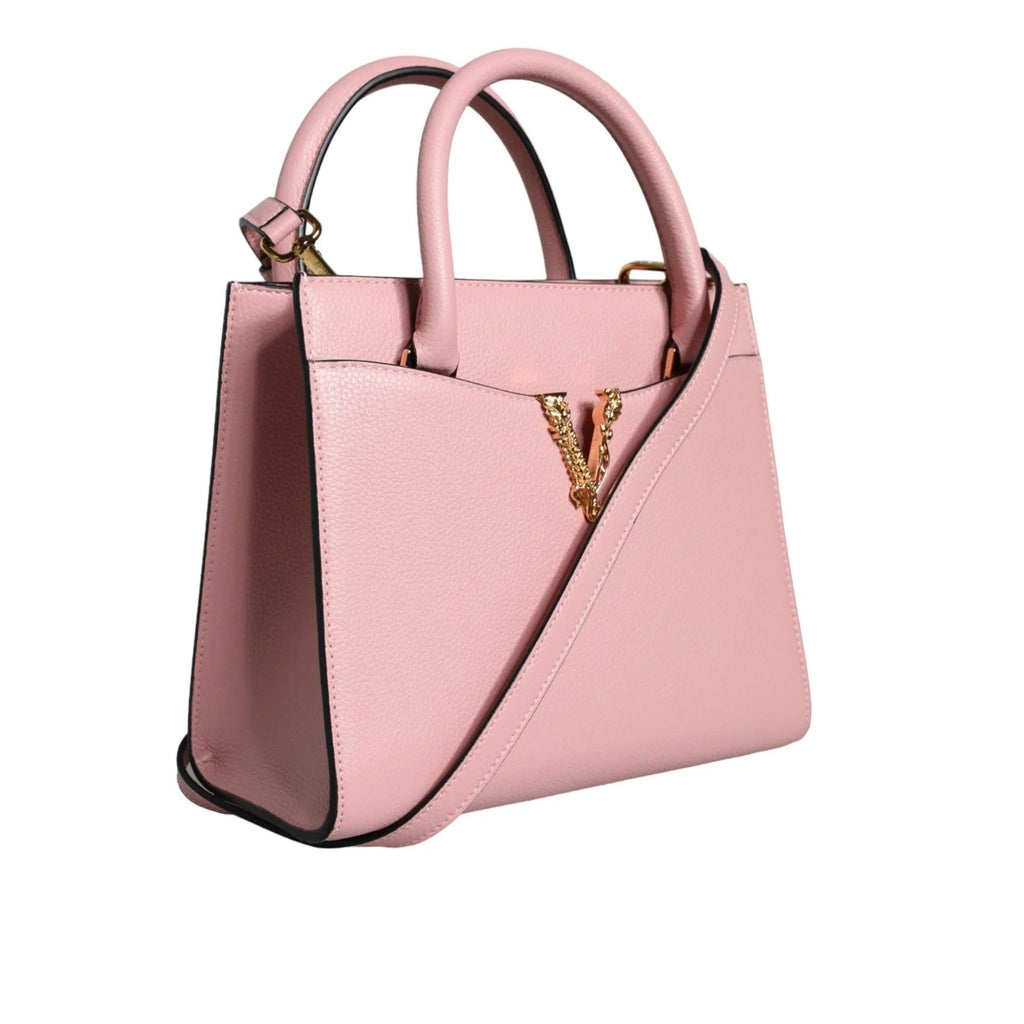Versace Roze kleine Top Handle Leren crossbody Tas - MARANOS