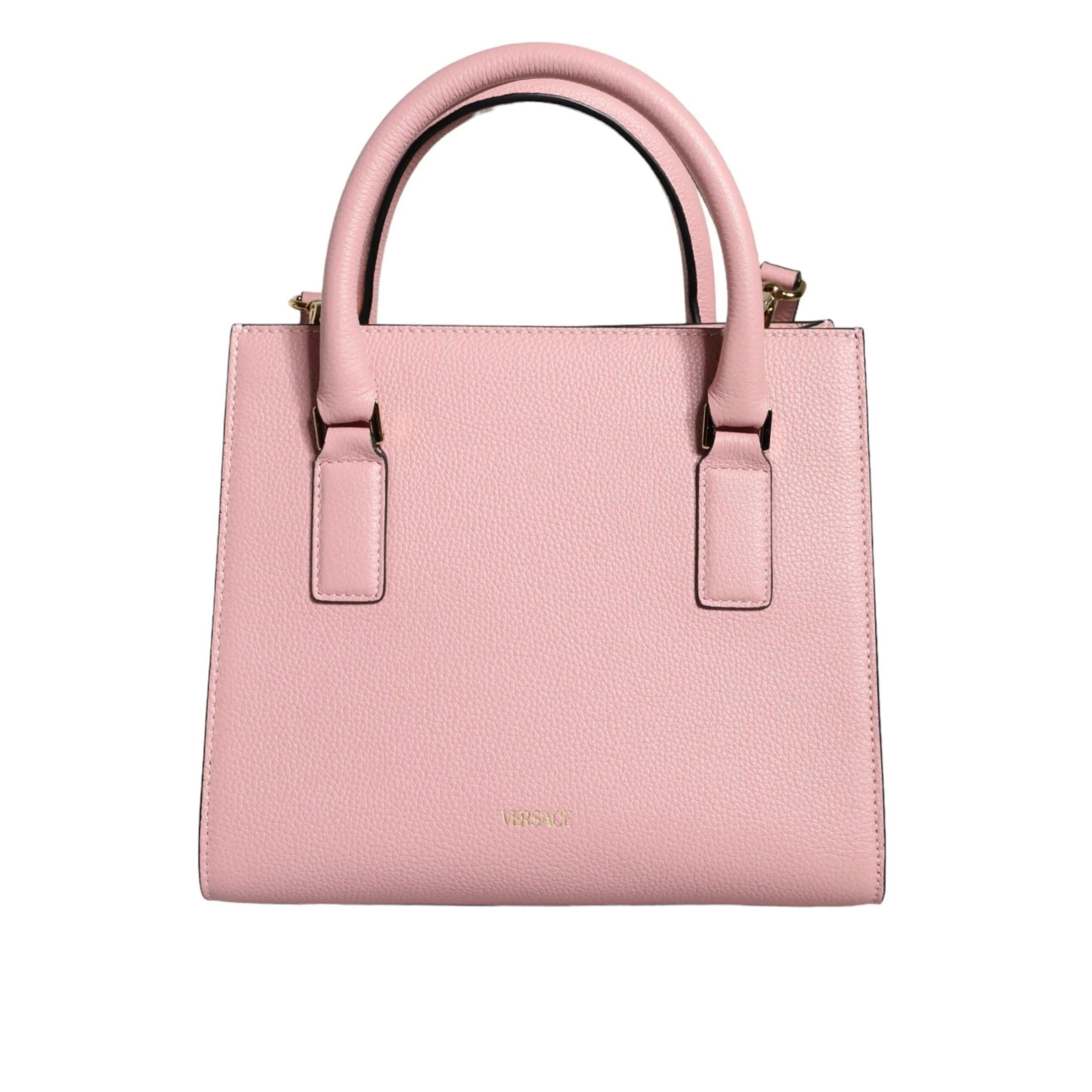 Versace Roze kleine Top Handle Leren crossbody Tas - MARANOS