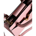 Versace Roze kleine Top Handle Leren crossbody Tas - MARANOS