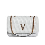 Versace Wit kleine Nappa Leren crossbody Schoudertas - MARANOS