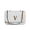 Versace Wit kleine Nappa Leren crossbody Schoudertas - MARANOS
