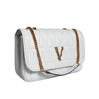 Versace Wit kleine Nappa Leren crossbody Schoudertas - MARANOS