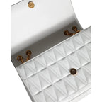 Versace Wit kleine Nappa Leren crossbody Schoudertas - MARANOS