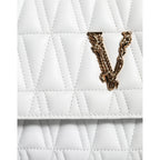 Versace Wit kleine Nappa Leren crossbody Schoudertas - MARANOS