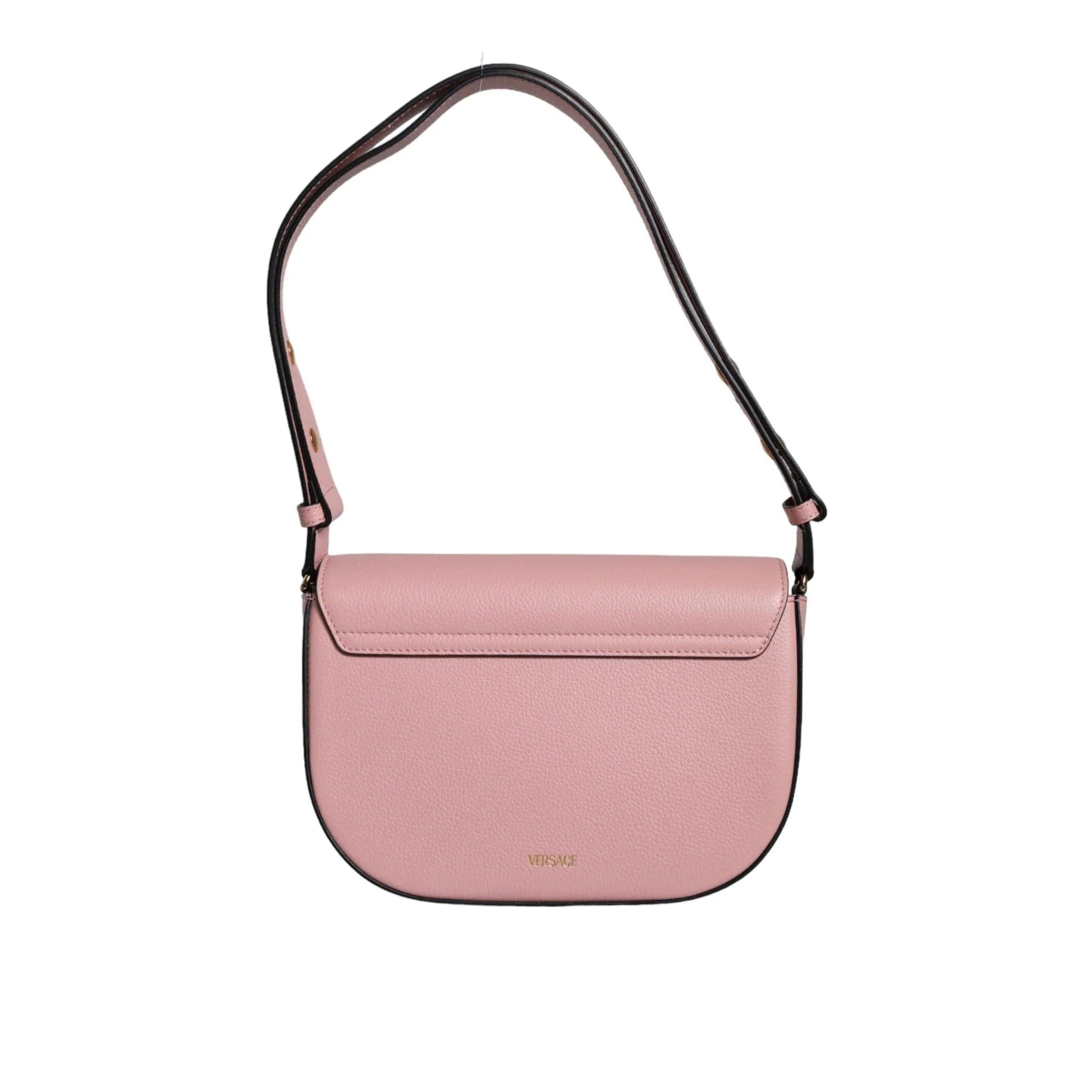 Versace Roze Leren logo crossbody Schoudertas - MARANOS