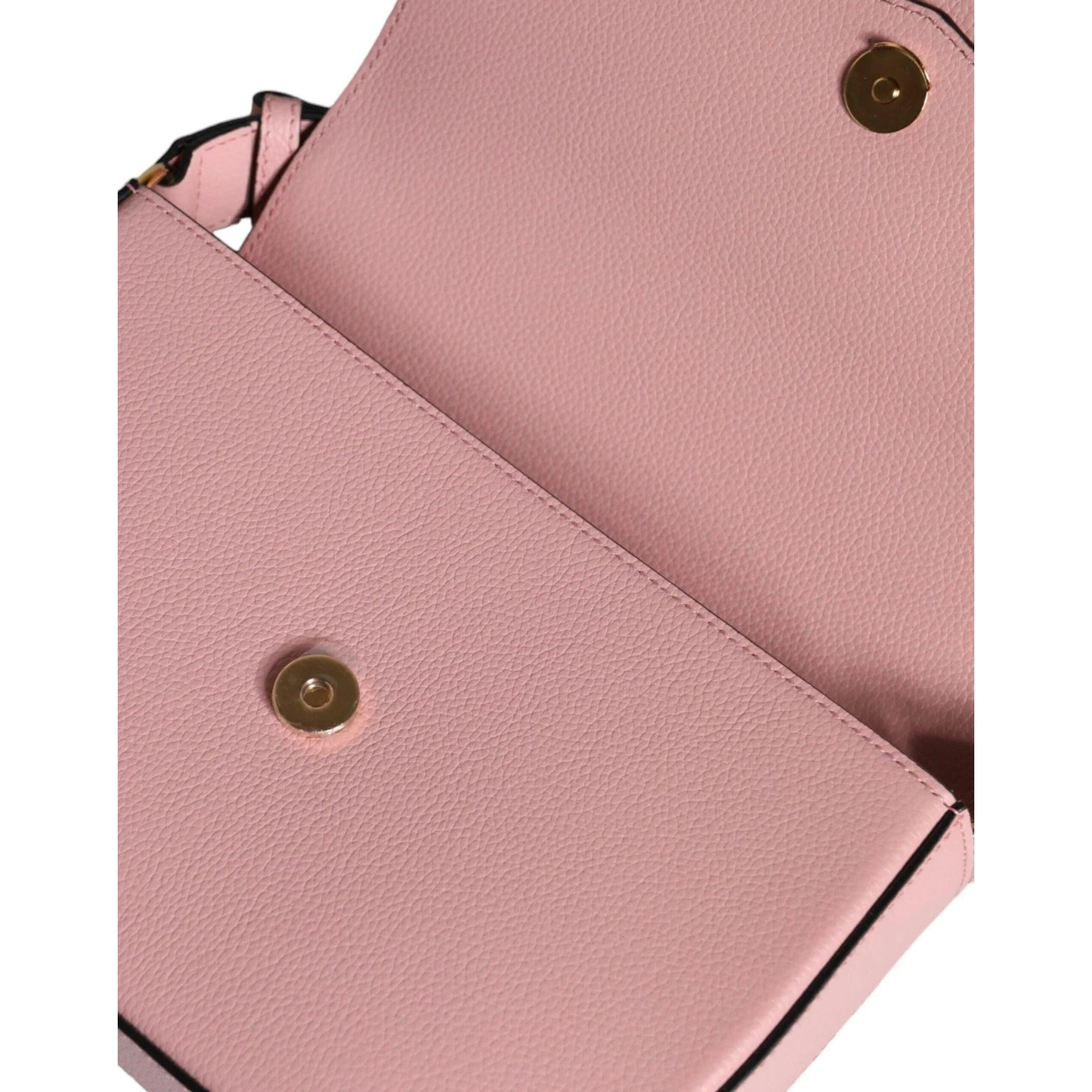 Versace Roze Leren logo crossbody Schoudertas - MARANOS