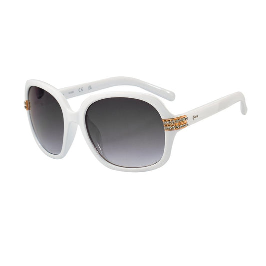 Guess White Resin Sunglasses - MARANOS