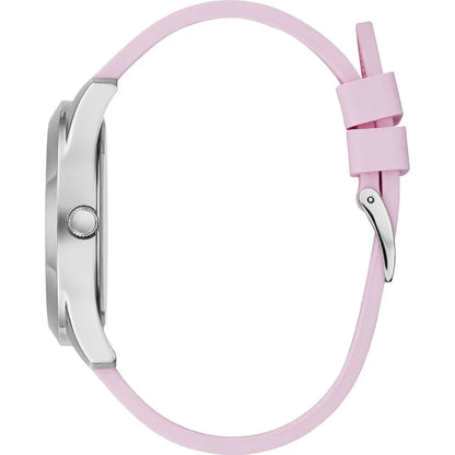 Guess horloge met roze rubberen band - MARANOS