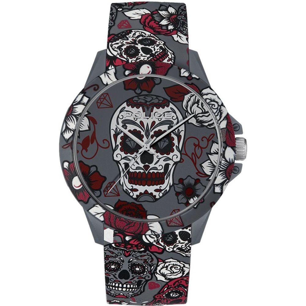 Police Gray Synthetic Watch Police