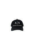 Armani Exchange baseballpet in zwart katoen met logo Armani Exchange
