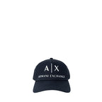 Armani Exchange baseballpet in blauw katoen met logo Armani Exchange