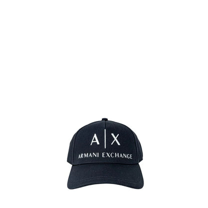 Armani Exchange baseballpet in blauw katoen met logo - MARANOS