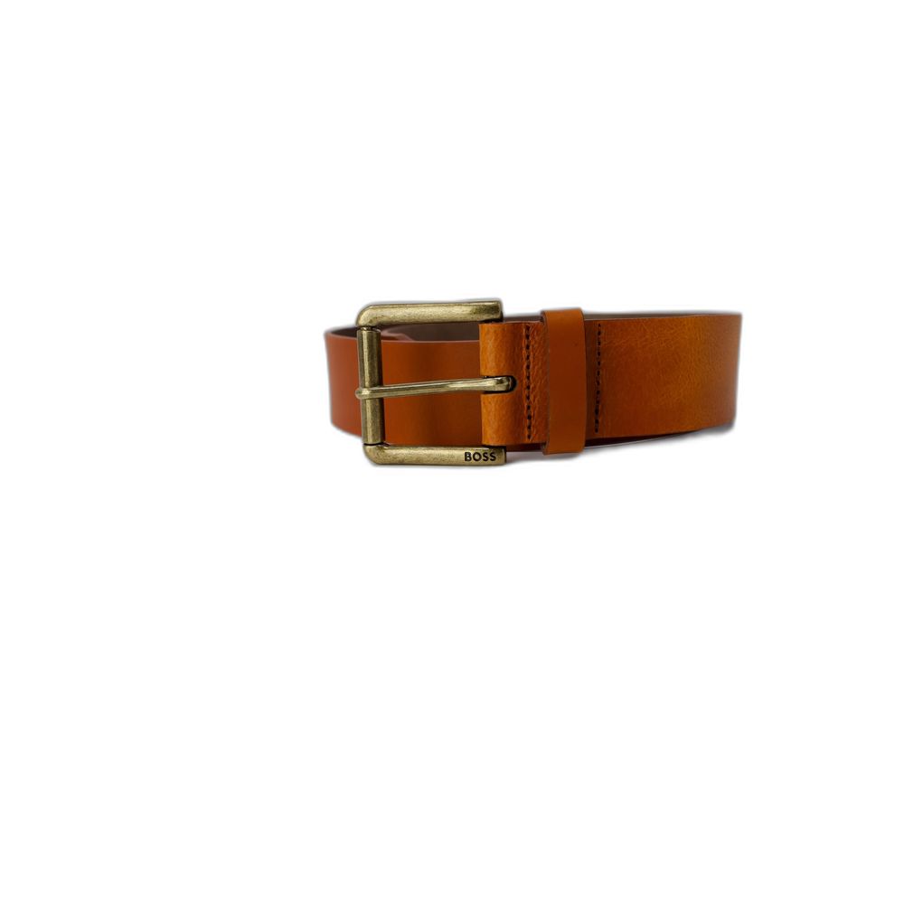 Hugo Boss Beige Leather Belt - MARANOS