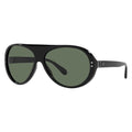 Ralph Lauren Zwart Acetate Zonnebril Ralph Lauren