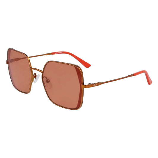 Karl Lagerfeld zonnebril in oranje - MARANOS