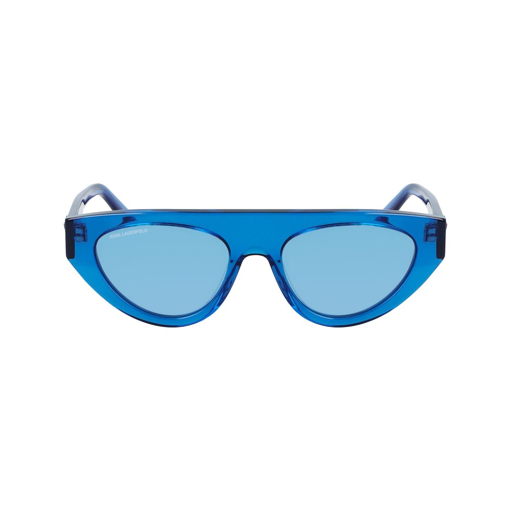 Karl Lagerfeld zonnebril in transparant blauw Karl Lagerfeld