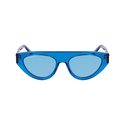 Karl Lagerfeld zonnebril in transparant blauw Karl Lagerfeld