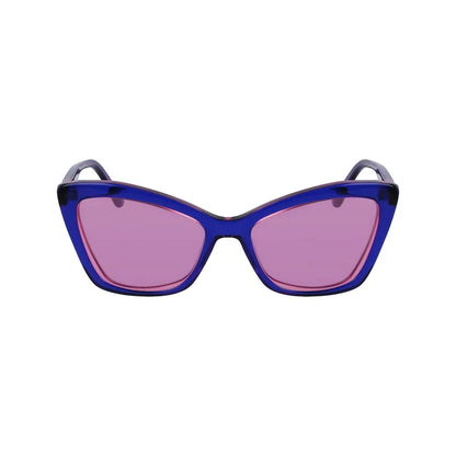 Karl Lagerfeld zonnebril in blauw - MARANOS