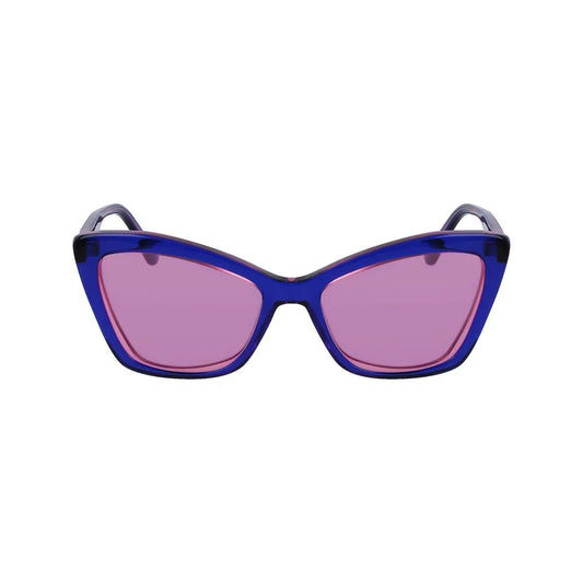 Karl Lagerfeld zonnebril in blauw - MARANOS
