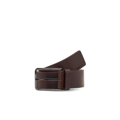 Calvin Klein Brown Leather Belt - MARANOS