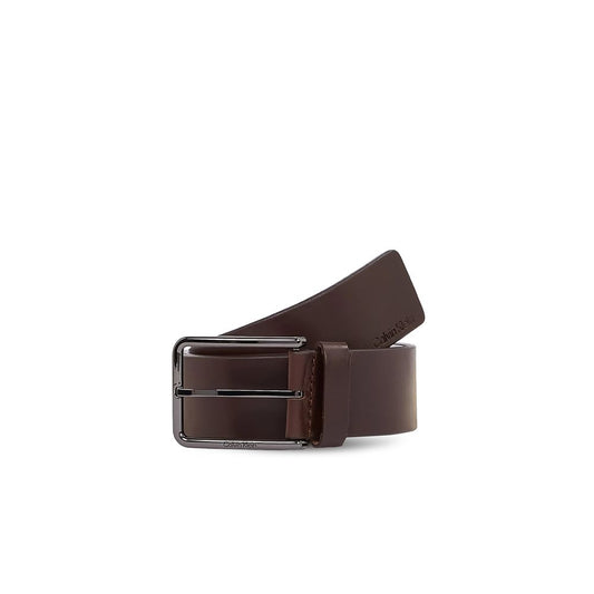 Calvin Klein Brown Leather Belt - MARANOS