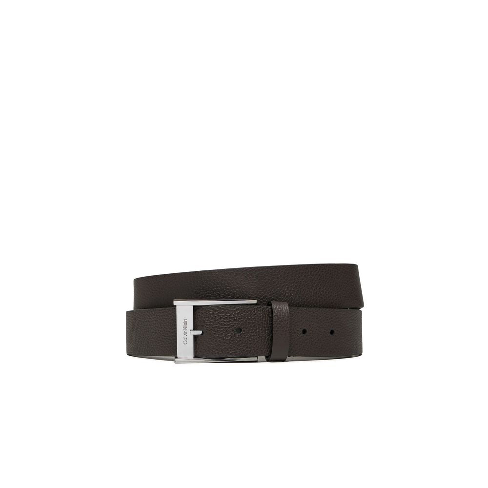Calvin Klein Brown Leather Belt - MARANOS