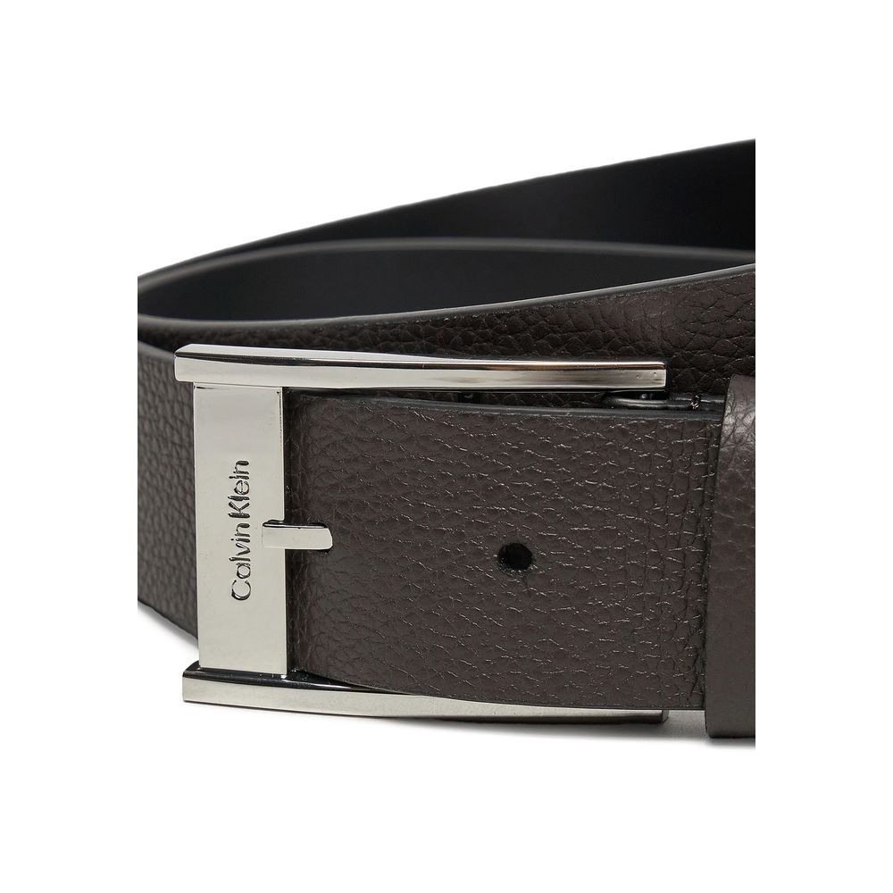 Calvin Klein Brown Leather Belt - MARANOS