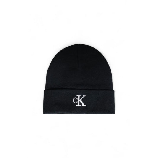 Calvin Klein Black Recycled Polyester Hats & Cap - MARANOS