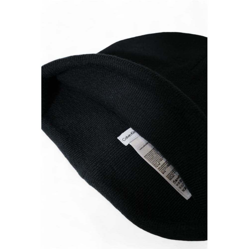 Calvin Klein Black Recycled Polyester Hats & Cap - MARANOS