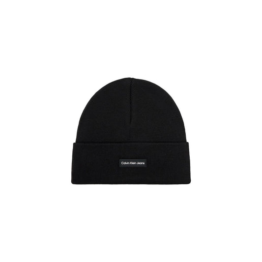 Calvin Klein Black Recycled Polyester Hats & Cap - MARANOS