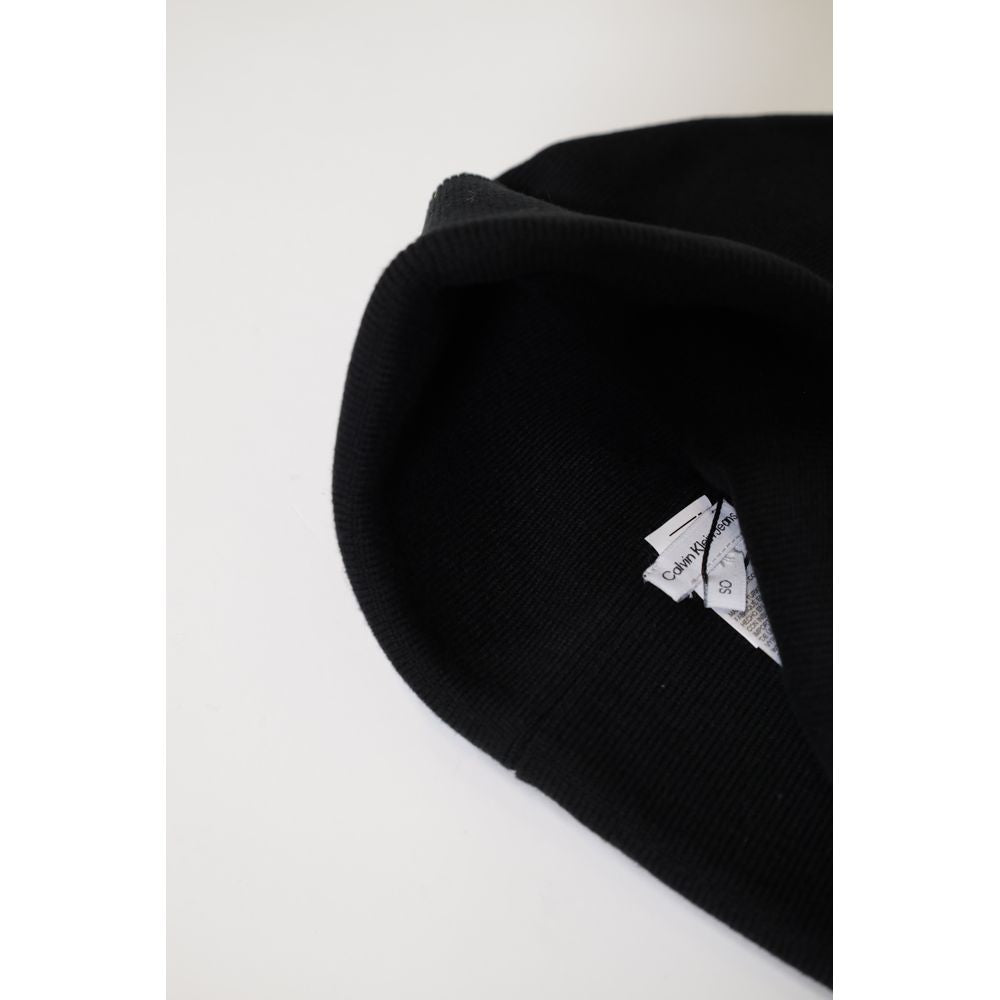 Calvin Klein Black Recycled Polyester Hats & Cap - MARANOS
