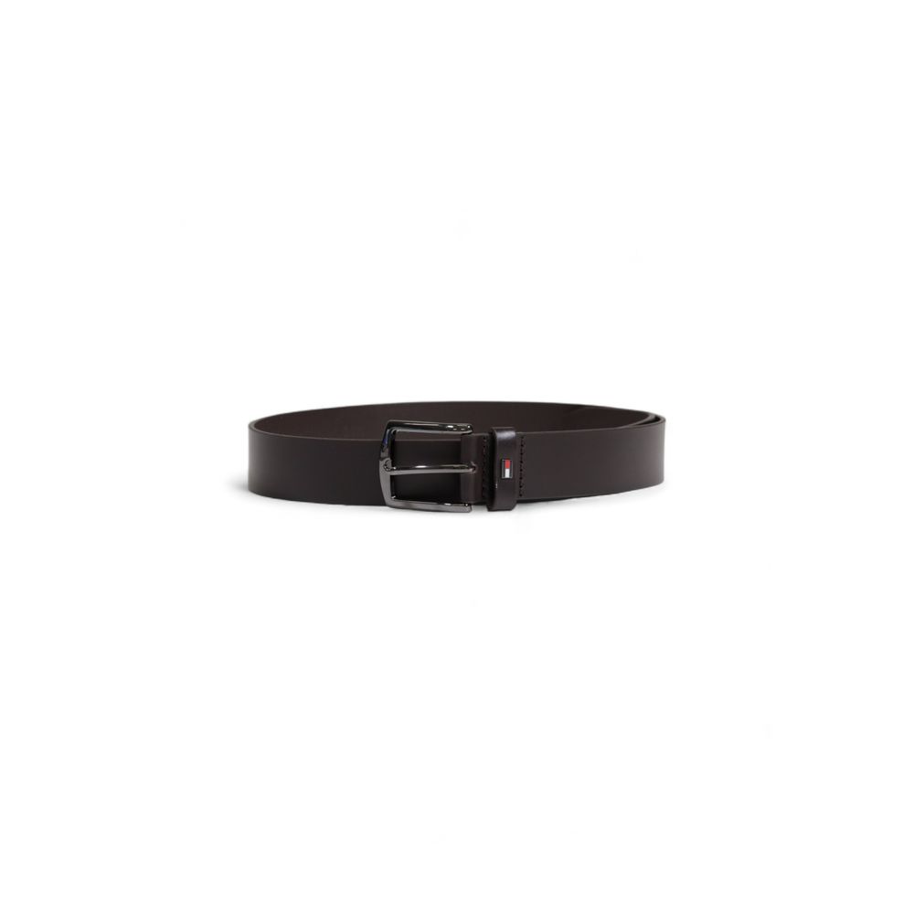 Tommy Hilfiger Brown Leather Belt - MARANOS