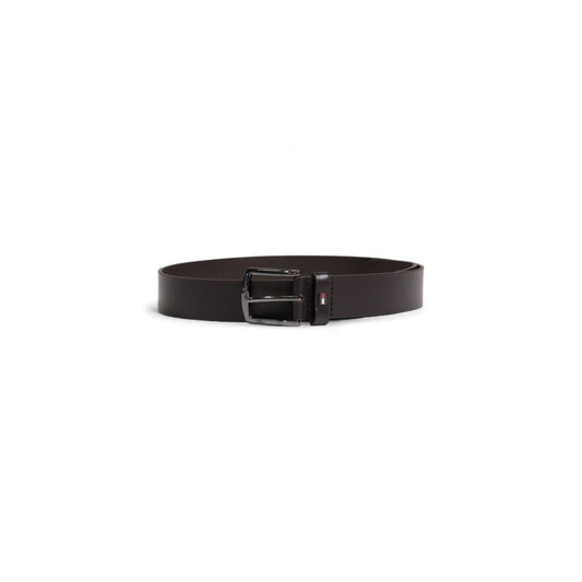 Tommy Hilfiger Brown Leather Belt - MARANOS