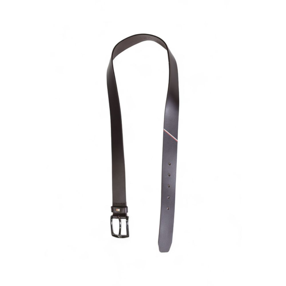 Tommy Hilfiger Brown Leather Belt - MARANOS