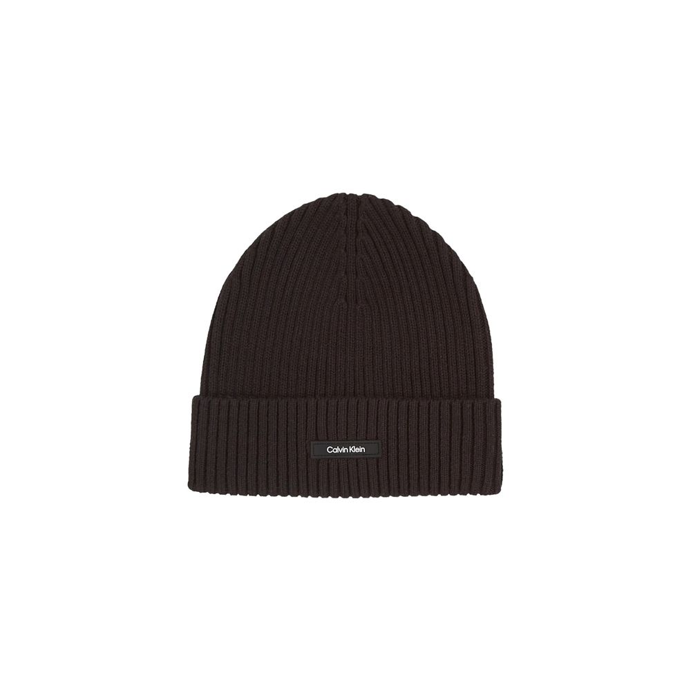 Calvin Klein Black Organic Cotton Hats & Cap Calvin Klein