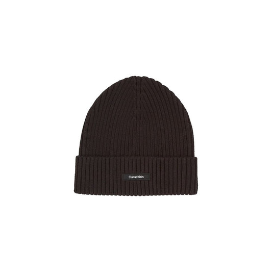 Calvin Klein Black Organic Cotton Hats & Cap - MARANOS