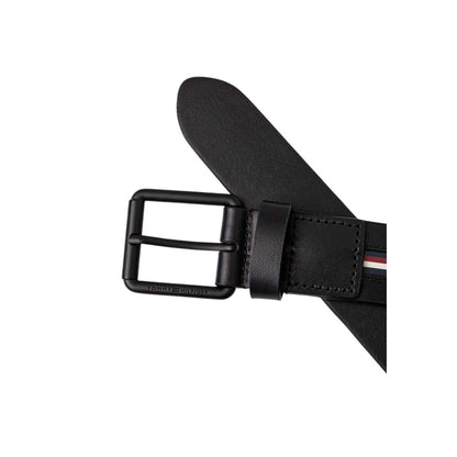 Tommy Hilfiger Black Leather Belt - MARANOS