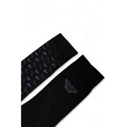 Emporio Armani Underwear Black Cotton Sock - MARANOS