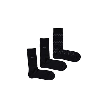 Emporio Armani Underwear Black Cotton Sock - MARANOS