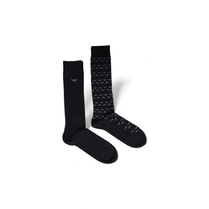 Emporio Armani Underwear Black Cotton Sock - MARANOS