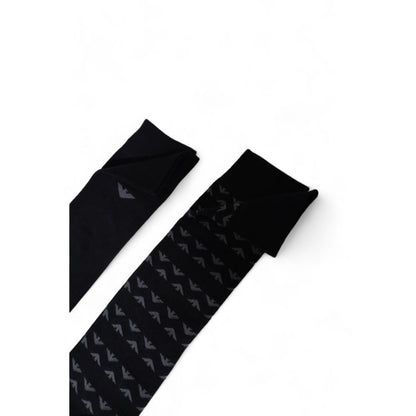 Emporio Armani Underwear Black Cotton Sock - MARANOS