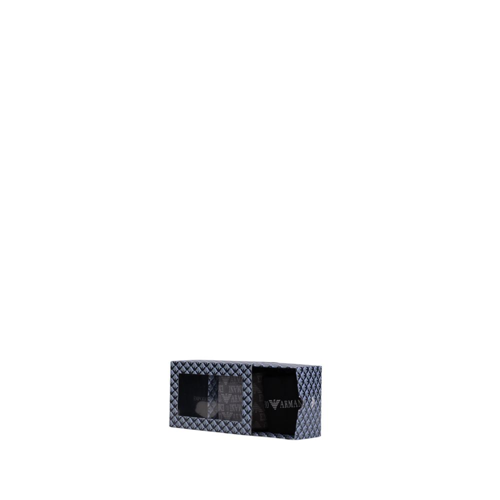 Emporio Armani Underwear Black Cotton Sock - MARANOS