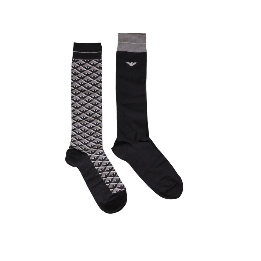 Emporio Armani Underwear Gray Cotton Sock - MARANOS